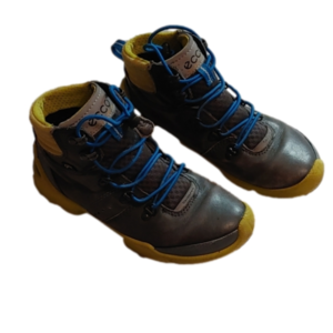 3/$25 Ecco Biom Boy yellow and blue ankle sneakers shoes size 34